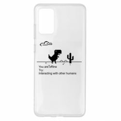 Чехол для Samsung S20+ Internet Dinosaur - PrintSalon