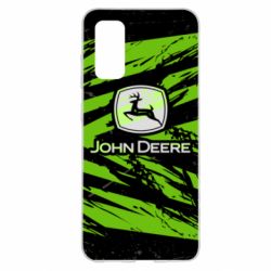 Чохол для Samsung S20 John Deere and green background - PrintSalon