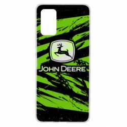 Чохол для Samsung S20+ John Deere and green background - PrintSalon