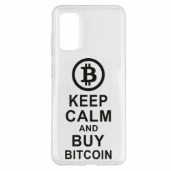 Чехол для Samsung S20 Keep calm and by bitcoin-PrintSalon Чехол для Samsung S20 Keep calm and by bitcoin