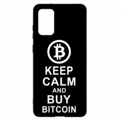 Чехол для Samsung S20+ Keep calm and by bitcoin - PrintSalon