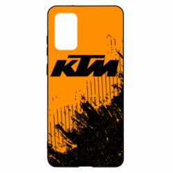 Чехол для Samsung S20+ KTM and grunge background - PrintSalon
