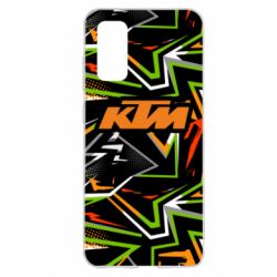 Чохол для Samsung S20 KTM orange logo - PrintSalon