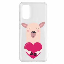 Чохол для Samsung S20 Lama with heart