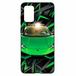 Чехол для Samsung S20+ Lamborghini Huracan-PrintSalon Чехол для Samsung S20+ Lamborghini Huracan
