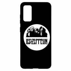 Чехол для Samsung S20 Led Zeppelin in a circle - PrintSalon