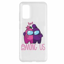 Чехол для Samsung S20 Love is Among Us - PrintSalon
