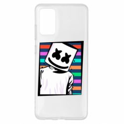 Чехол для Samsung S20+ Marshmello Colorful Portrait - PrintSalon