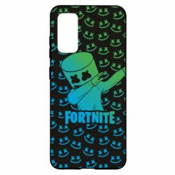Чехол для Samsung S20 Marshmello Fortnite Dab Neon - PrintSalon