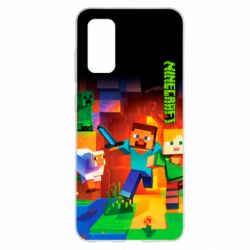 Чехол для Samsung S20 Майнкрафт - PrintSalon
