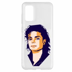 Чехол для Samsung S20 Michael Jackson Graphics Cubism-PrintSalon Чехол для Samsung S20 Michael Jackson Graphics Cubism