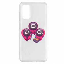 Чехол для Samsung S20 Милые солдаты из игры в кальмара - PrintSalon
