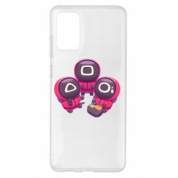 Чехол для Samsung S20+ Милые солдаты из игры в кальмара - PrintSalon