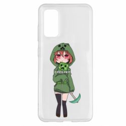 Чехол для Samsung S20 Minecraft anime - PrintSalon