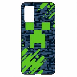 Чехол для Samsung S20+ Minecraft Creeper - PrintSalon