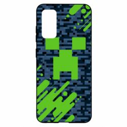 Чехол для Samsung S20 Minecraft Creeper - PrintSalon