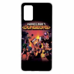 Чехол для Samsung S20+ Minecraft Dungeons new - PrintSalon