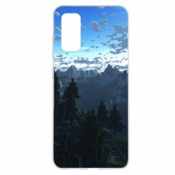 Чехол для Samsung S20 Minecraft nature - PrintSalon