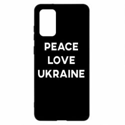 Чехол для Samsung S20+ Мир, любовь, Украина - PrintSalon