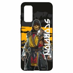 Чехол для Samsung S20 Mortal Kombat-Scorpion-PrintSalon Чехол для Samsung S20 Mortal Kombat-Scorpion