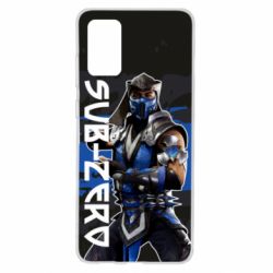 Чехол для Samsung S20+ Mortal Kombat Sub-Zero-PrintSalon Чехол для Samsung S20+ Mortal Kombat Sub-Zero