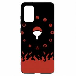 Чехол для Samsung S20+ Naruto Sasuke Uchiha Sharingan - PrintSalon