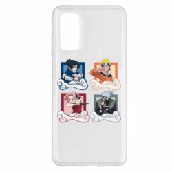 Чехол для Samsung S20 Naruto team 7 in action - PrintSalon