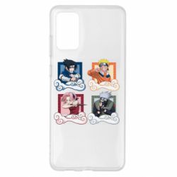 Чехол для Samsung S20+ Naruto team 7 in action - PrintSalon