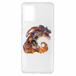 Чехол для Samsung S20+ Natsu with a dragon - PrintSalon
