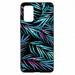 Чохол для Samsung S20+ Neon Palm Leaves - PrintSalon
