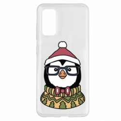 Чехол для Samsung S20 New Year's Penguin - PrintSalon
