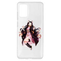 Чохол для Samsung S20+ Nezuko cat - PrintSalon