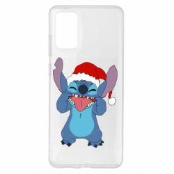 Чехол для Samsung S20+ Новогодний Стич - PrintSalon