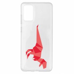 Чехол для Samsung S20+ Origami dinosaur - PrintSalon