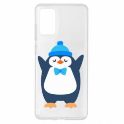 Чехол для Samsung S20+ Penguin in a hat - PrintSalon