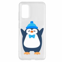 Чехол для Samsung S20 Penguin in a hat - PrintSalon