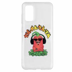 Чехол для Samsung S20 Перец Эдисон и доллары - PrintSalon