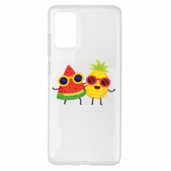 Чехол для Samsung S20+ Pineapple with watermelon - PrintSalon