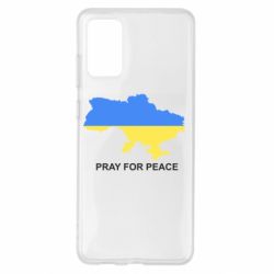 Чехол для Samsung S20+ Pray for peace - PrintSalon