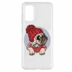 Чехол для Samsung S20 Pug And Coffee - PrintSalon