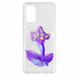 Чехол для Samsung S20 Purple Mermaid Barbie - PrintSalon