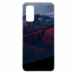 Чохол для Samsung S20 Red mountains - PrintSalon