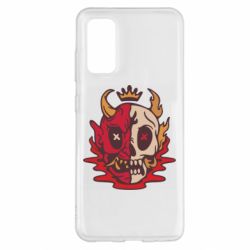 Чехол для Samsung S20 Skull face - PrintSalon