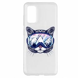 Чехол для Samsung S20 Snowboard Cat - PrintSalon
