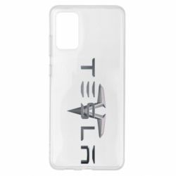 Чехол для Samsung S20+ Tesla Car logo - PrintSalon