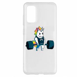 Чехол для Samsung S20 The unicorn is rocking - PrintSalon