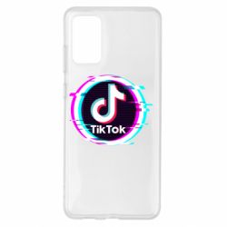 Чехол для Samsung S20+ Tik tock glitch ring - PrintSalon