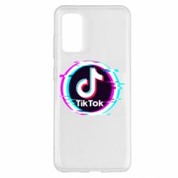 Чехол для Samsung S20 Tik tock glitch ring - PrintSalon