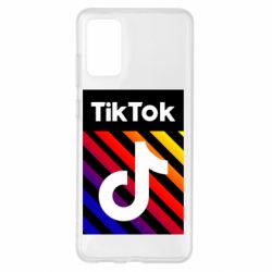 Чехол для Samsung S20+ Tik Tok Colorful Logo - PrintSalon