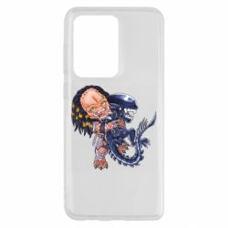 Чехол для Samsung S20 Ultra Alien vs Predator - PrintSalon